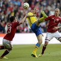 Z. Ibrahimovičiaus triukai nepadėjo: danai nugalėjo Švedijos rinktinę