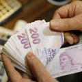 Turkijos lira pasiekė naujas rekordines žemumas