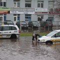 Potvynis Klaipėdoje: nuostolius skaičiuoja dešimtimis tūkstančių