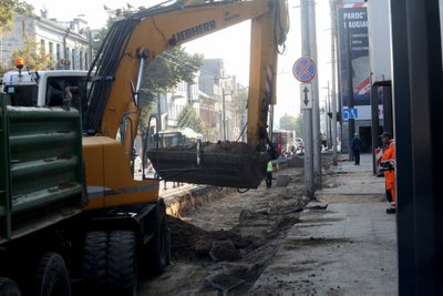 Šauklių ir Šv. Gertrūdos gatvių remonto darbai