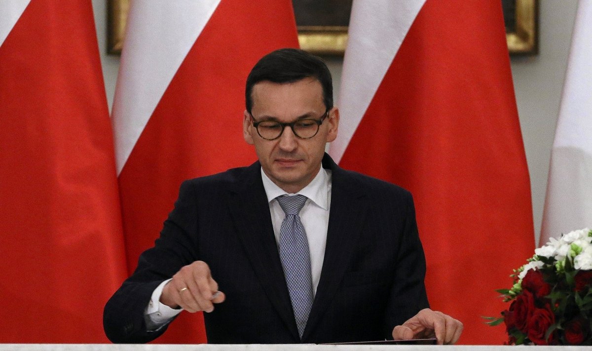 Polish Prime Minister Mateusz Morawiecki
