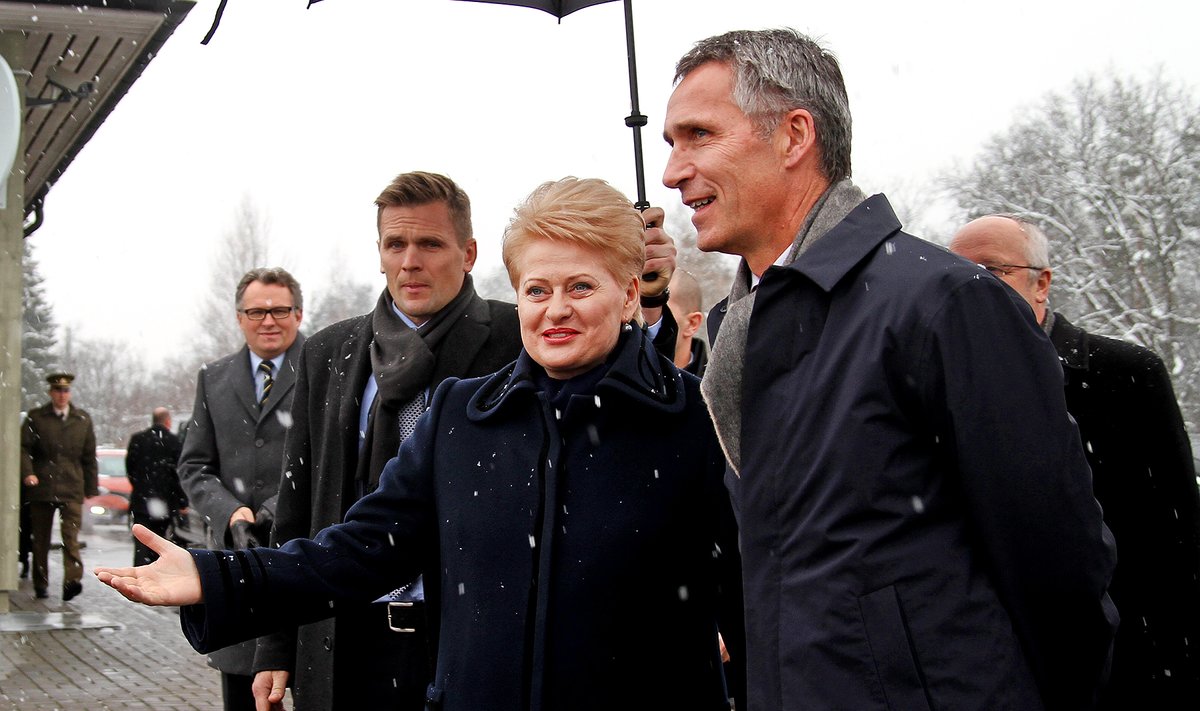 Dalia Grybauskaitė ir Jens Stoltenberg in Vilnius