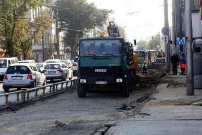 Šauklių ir Šv. Gertrūdos gatvių remonto darbai