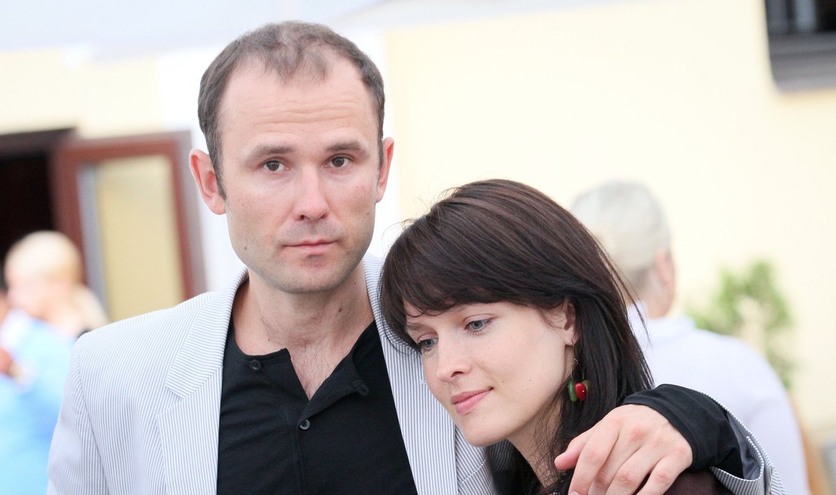 Robertas Petrauskas su žmona
