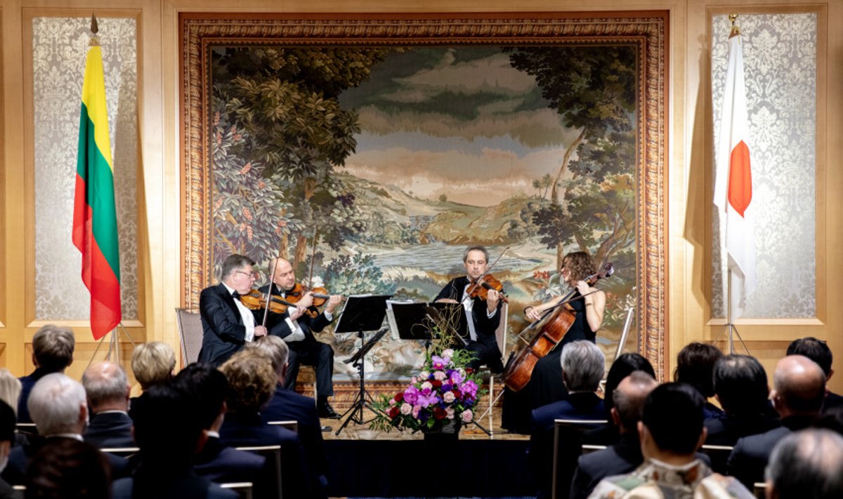 Čiurlionio kvarteto koncertu Tokijuje paminėtas Lietuvos ir Japonijos draugystės 100-metis