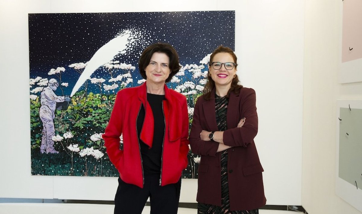 ArtVilnius vadovė Diana Stomienė ir meno vadovė Sonata Baliuckaitė