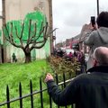 Šiaurės Londone pasirodė ekologinė Banksy žinutė
