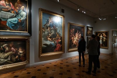 Paroda „Hommage donatoriams. Vilniaus paveikslų galerijos pradžia“ Vilniaus paveikslų galerijoje. (Gintarės Grigėnaitės nuotr.)