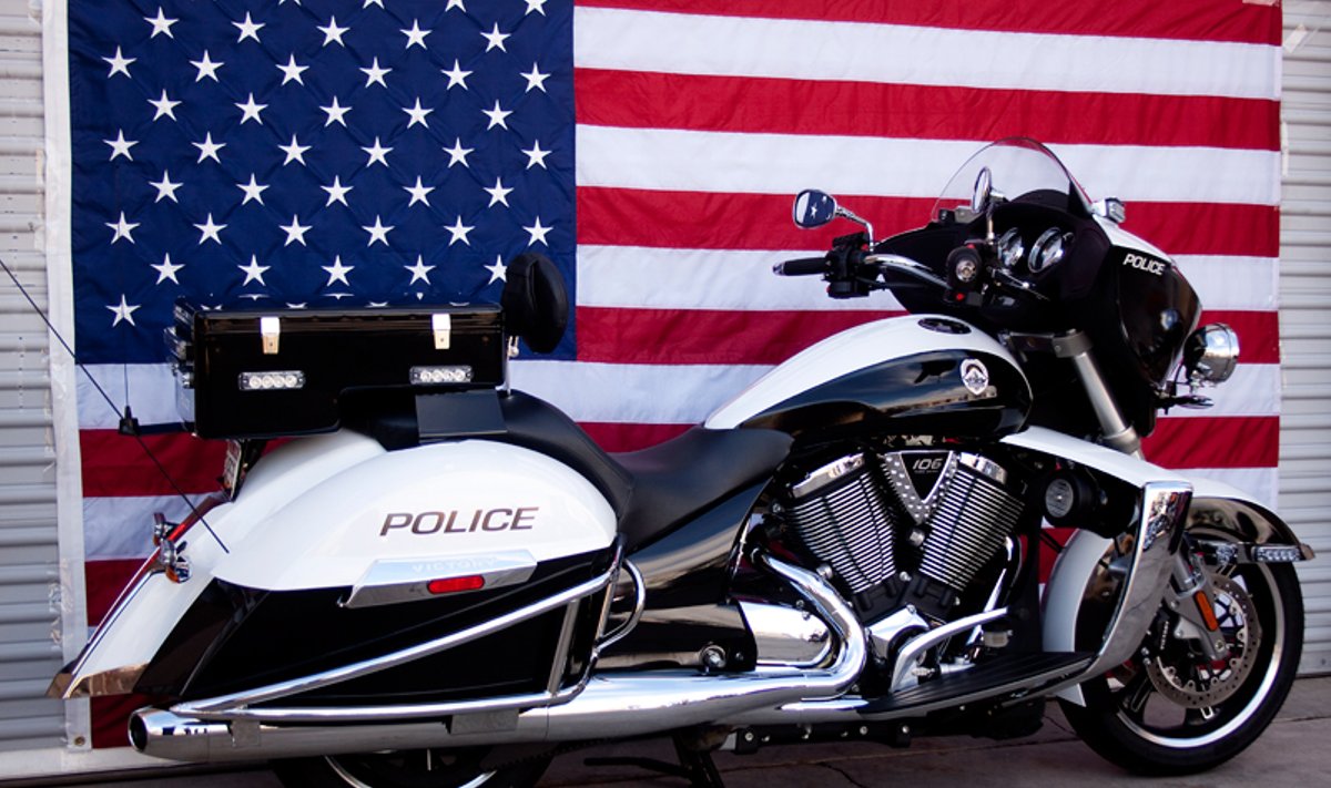 JAV Daytonos miesto policijos departamentas pasirinko „Victory“ motociklus