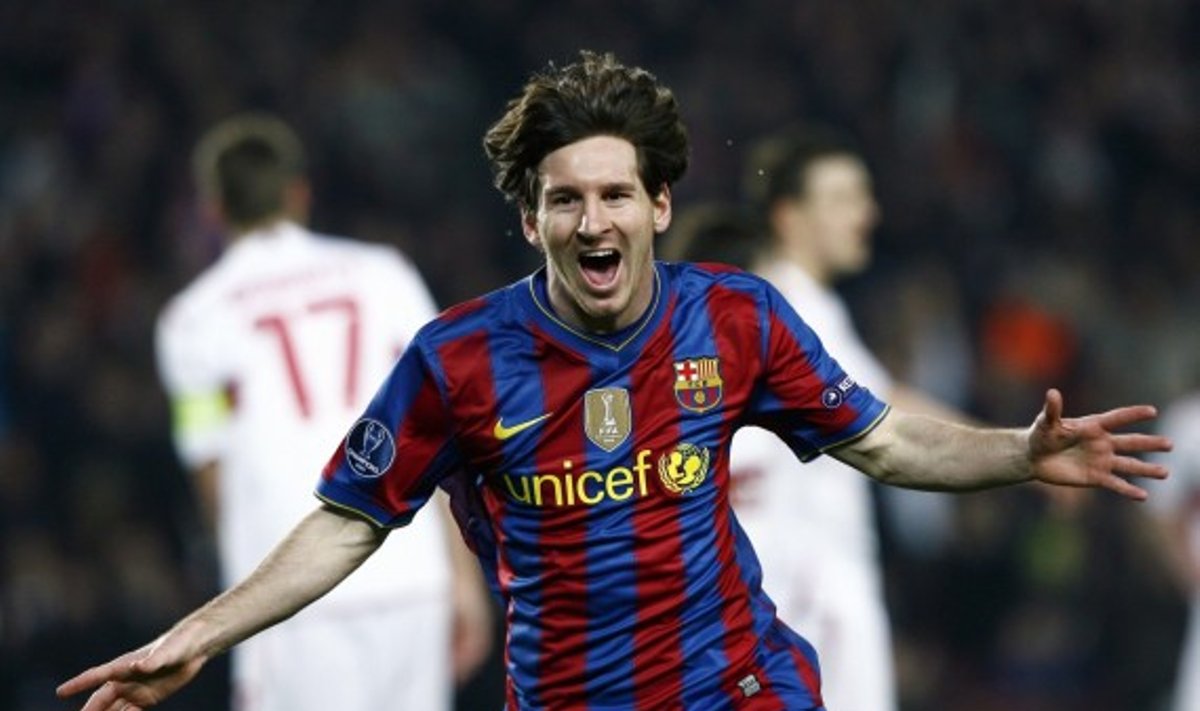 Lionelis Messi pelnė du įvarčius
