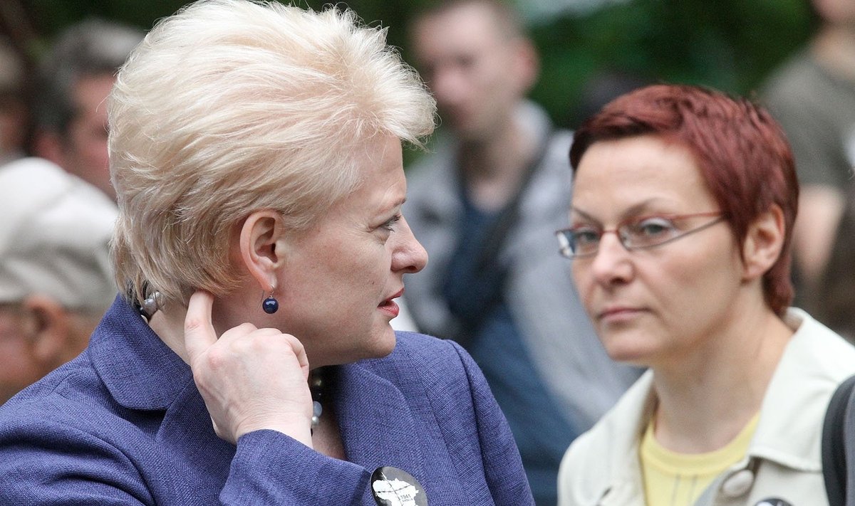Daiva Ulbinaitė ir Dalia Grybauskaitė
