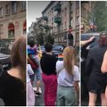 Incidentas LGBT eitynių „Vilnius Pride 2023“ metu: automobilis brovėsi per minią