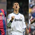 L. Messi, C. Ronaldo ir L. Suarezas - kandidatai į geriausio Europoje žaidžiančio futbolininko titulą