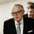 Nobelio taikos premijos laureatas Ahtisaari traukiasi iš visuomeninio gyvenimo