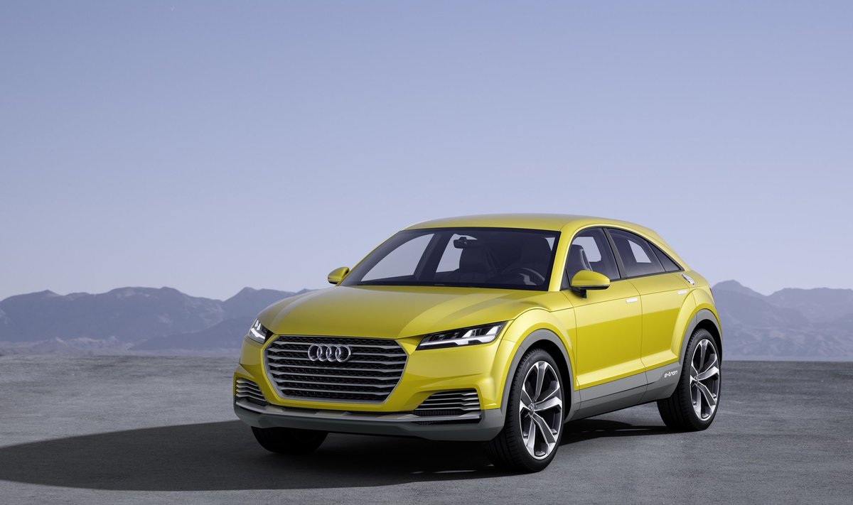 "Audi Q4" pagrindu taps koncepcinis "Audi TT offroad"