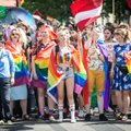 People marched in Vilnius calling for equality for LGBT community
