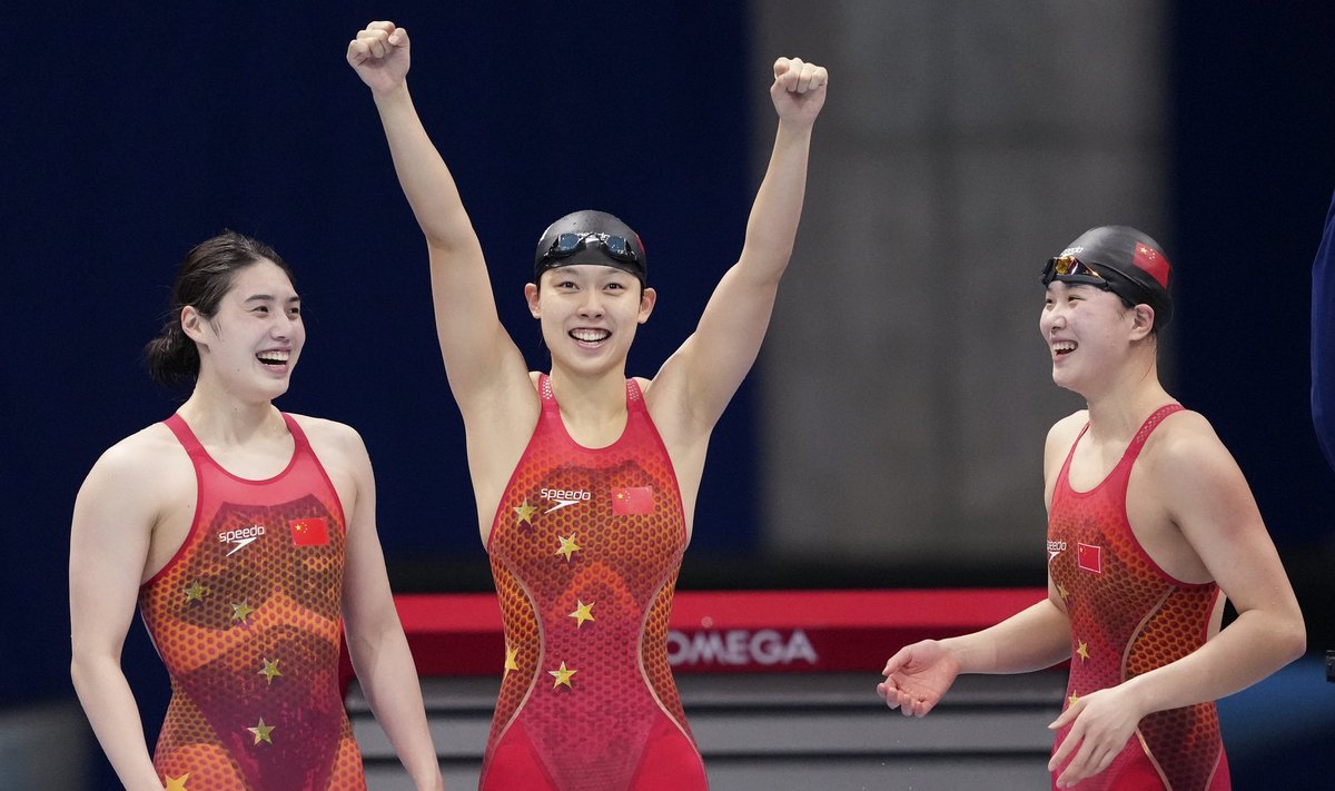 Kinijos plaukimo estafetės komanda
