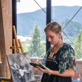 Andoros UNESCO meno stovykloje – lietuviško peizažo tapytoja