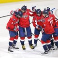 Absoliutūs NHL lyderiai „Capitals“ ledo ritulininkai šventė 47-ą pergalę