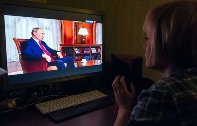 Vladimiras Putinas televizijoje