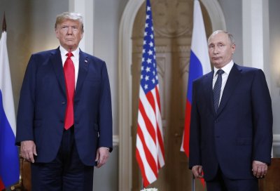 D. Trumpo ir V. Putino susitikimas Helsinkyje