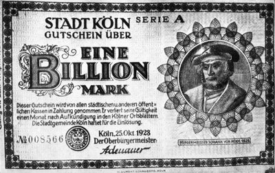 Vokietijos hiperinfliacija 1923 metais
