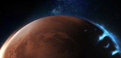 Pašvaistės Marse. Emirates Mars Mission nuotr
