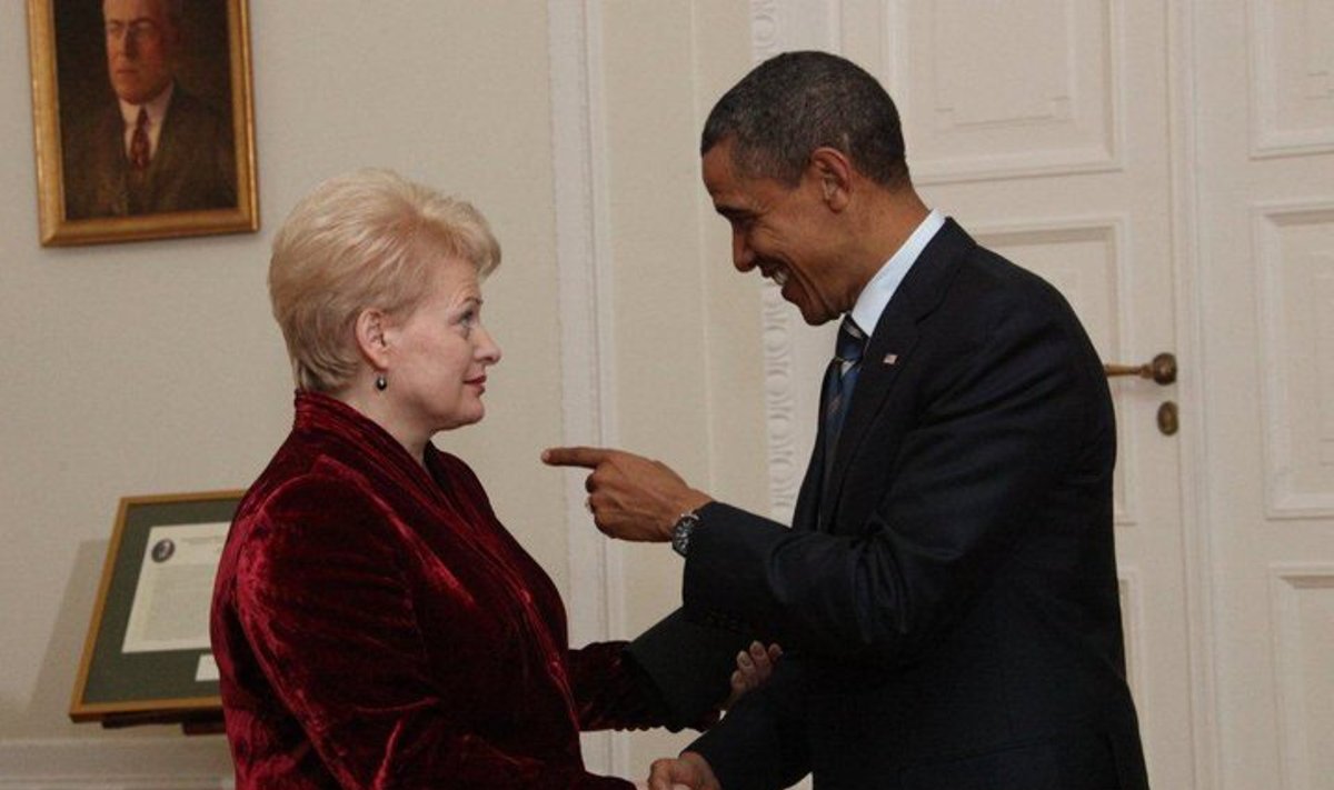 D. Grybauskaitė, B. Obama