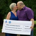 Britanijoje loterijoje „EuroMillions“ 190 mln. eurų laimėjusi pora deda viltis į ateitį