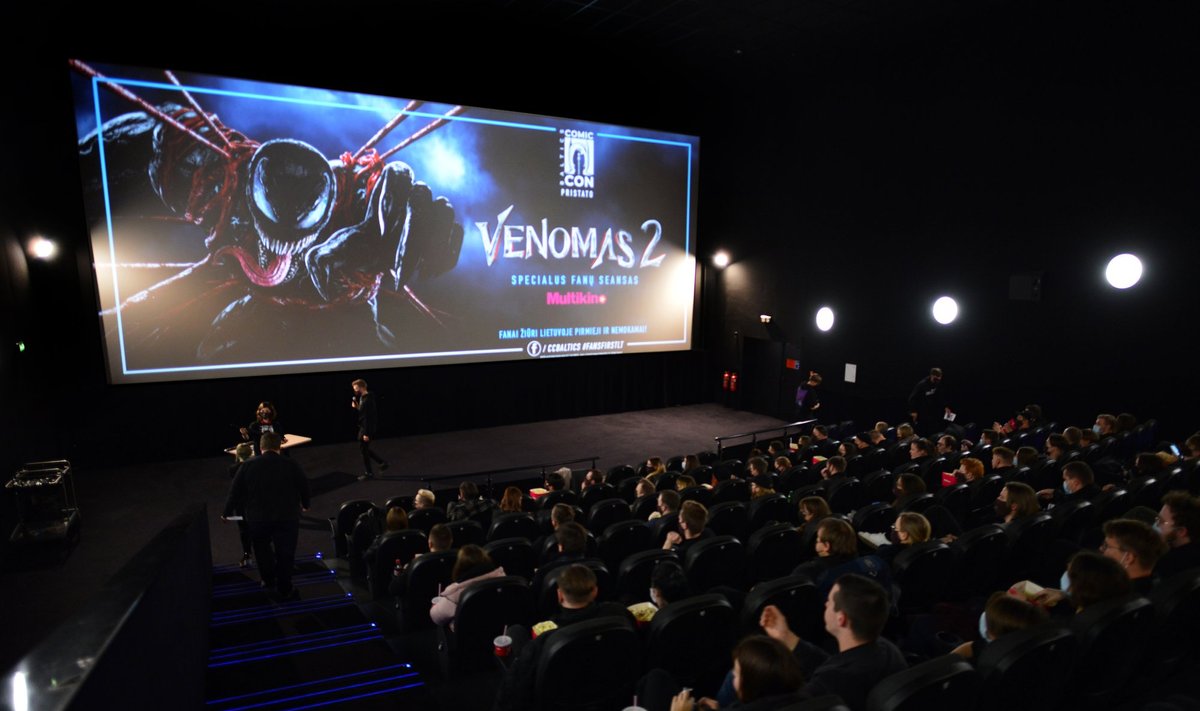 Išankstinė fantastinio trilerio „Venomas 2“ premjera / Smailius photo