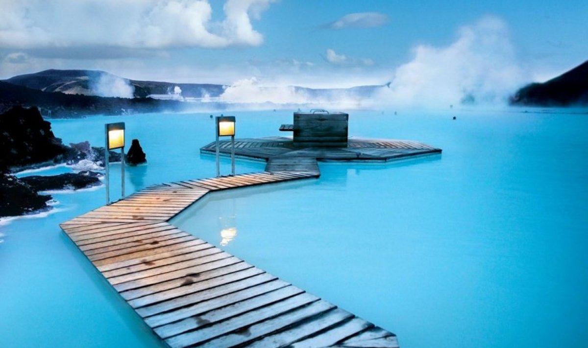 Mėlynoji lagūna Islandijoje. 