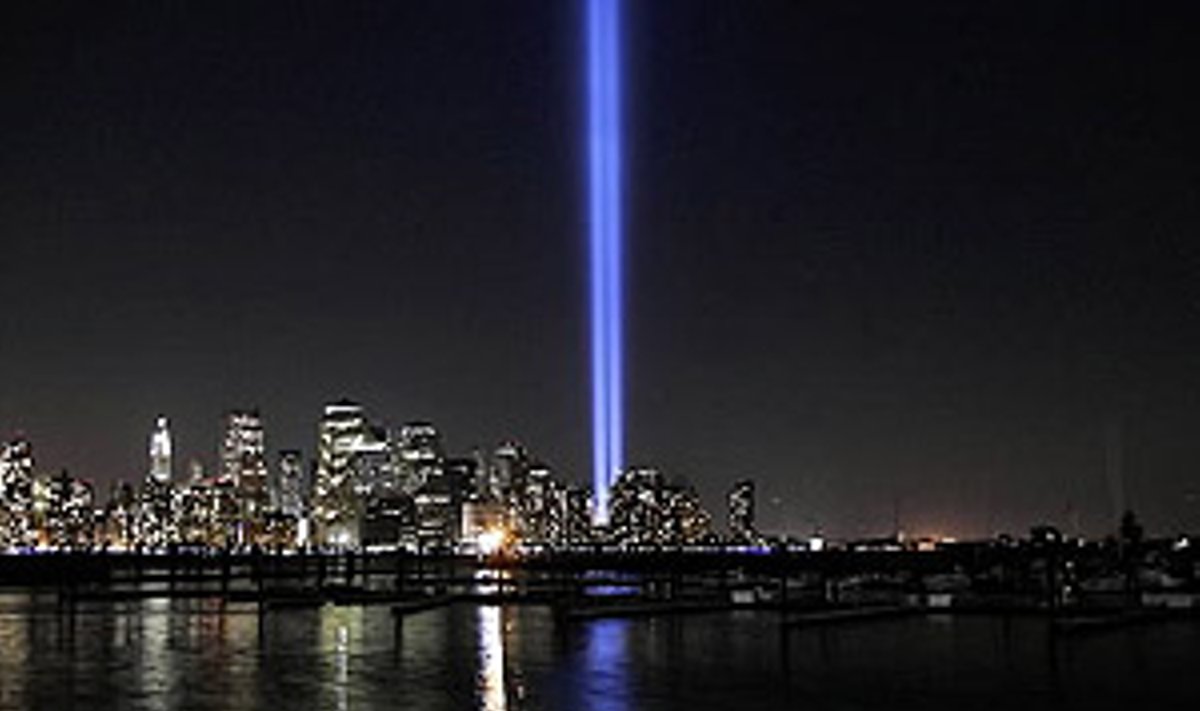 Rugsėjo 11-osios paminėjimas Niujorke.