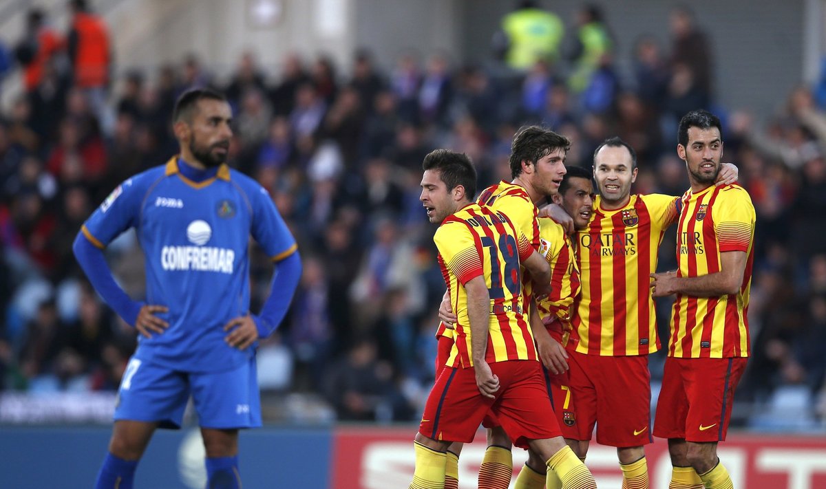 “Barcelona“ futbolininkai susigrąžino pirmą vietą Ispanijoje