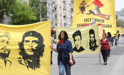 Tarptautinės darbo dienos demonstracija Ankaroje