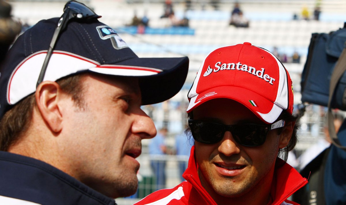 Rubensas Barrichello ir Felipe Massa