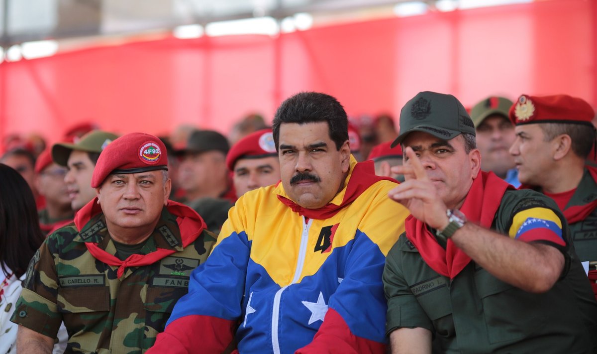 Vladimir Padrino Lopezas, Nicolas Maduro, Diosdado Cabello