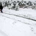 Balkanuose iškritus gausiam sniegui žuvo penki žmonės