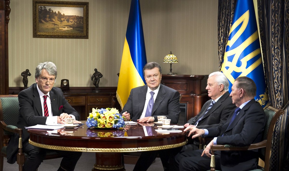 Viktoras Janukovyčius, Leonidas Kravčiukas, Leonidas Kučma, Viktoras Juščenka