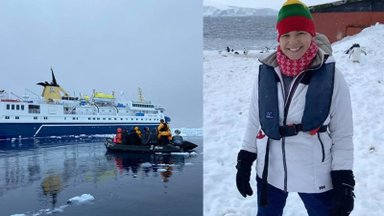 Iš Antarktidos grįžusi lietuvė apie pramogas laive ir griežtėjančius ribojimus turistams: ateityje jų bus vis daugiau