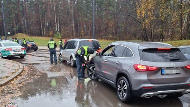 Vilniuje pareigūnai surengė specialų reidą, nubaudė 9 vairuotojus