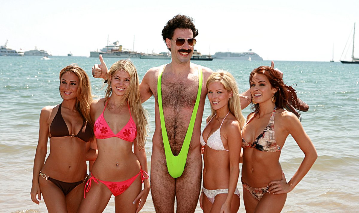 Sacha Baronas Cohenas žurnalisto Borato vaidmenyje
