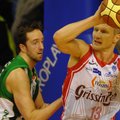 Italijos krepšinio čempionate - pergalingas R. Kaukėno tritaškis