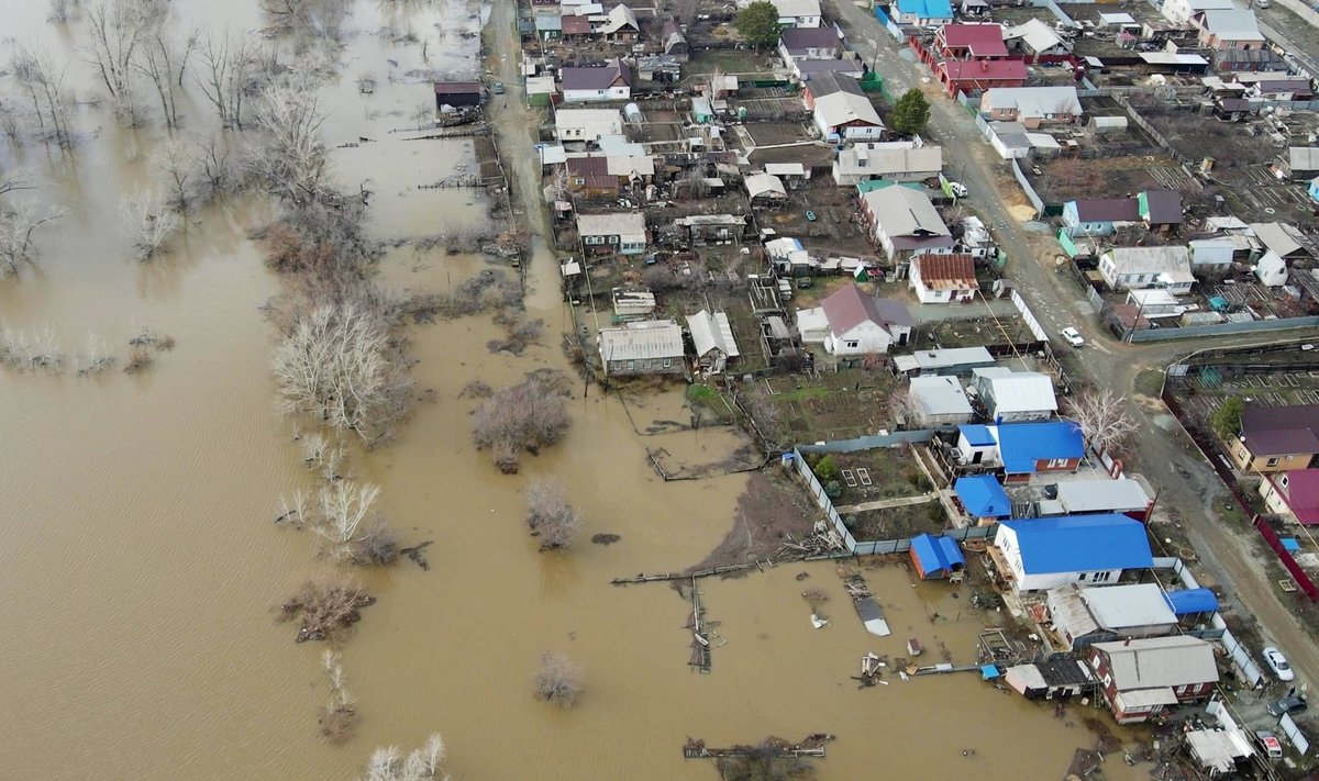 Potvyniai Rusijoje