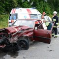 В результате аварии у Даугай один человек погиб, трое пострадали