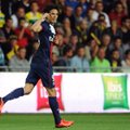 PSG futbolininkai džiaugėsi pirmąja pergale Prancūzijos futbolo pirmenybėse