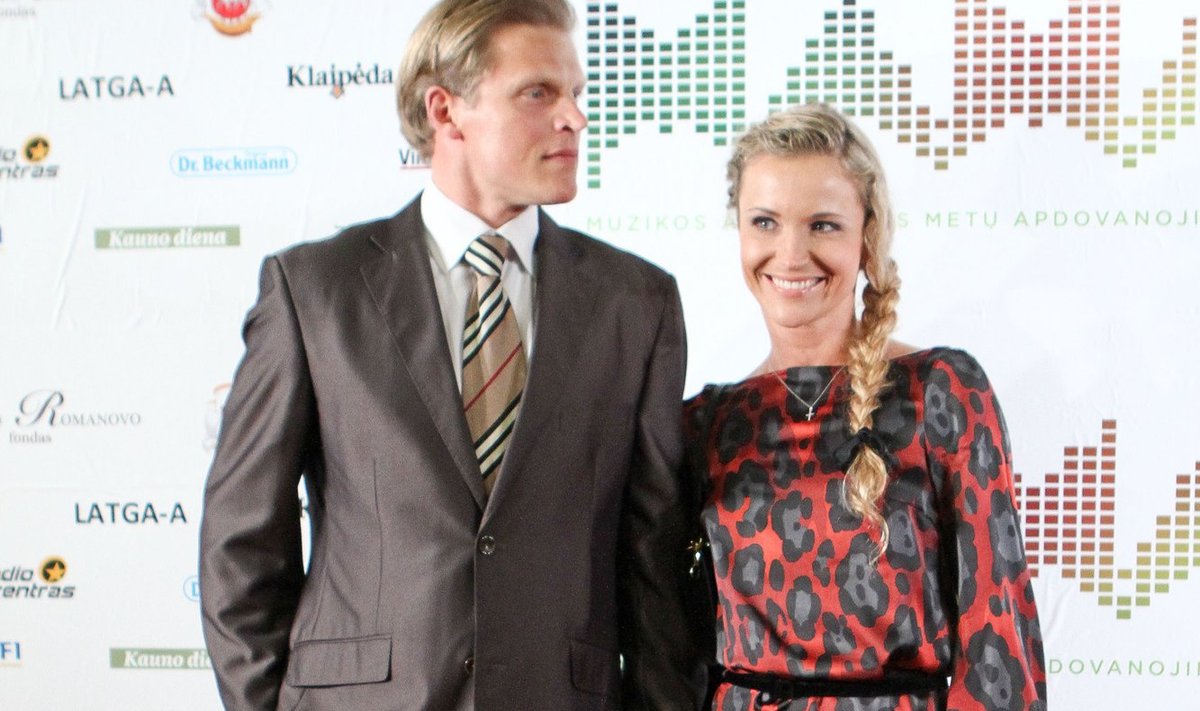Edita Daniūtė su vyru