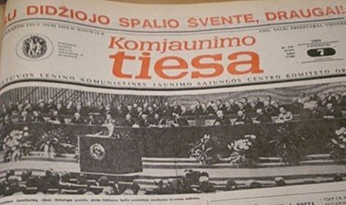 Sovietų spauda apie Spalio revoliuciją