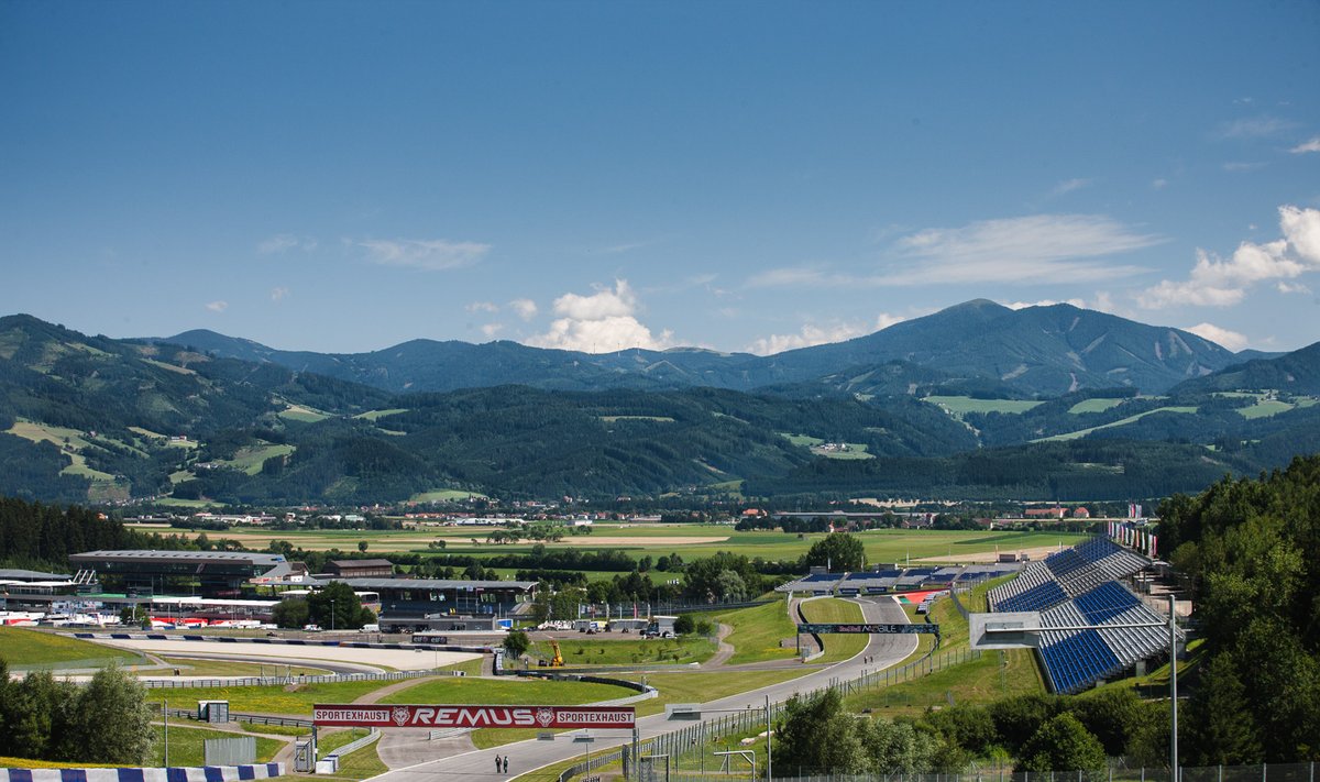 Austrijos „Redbull Ring“ trasa