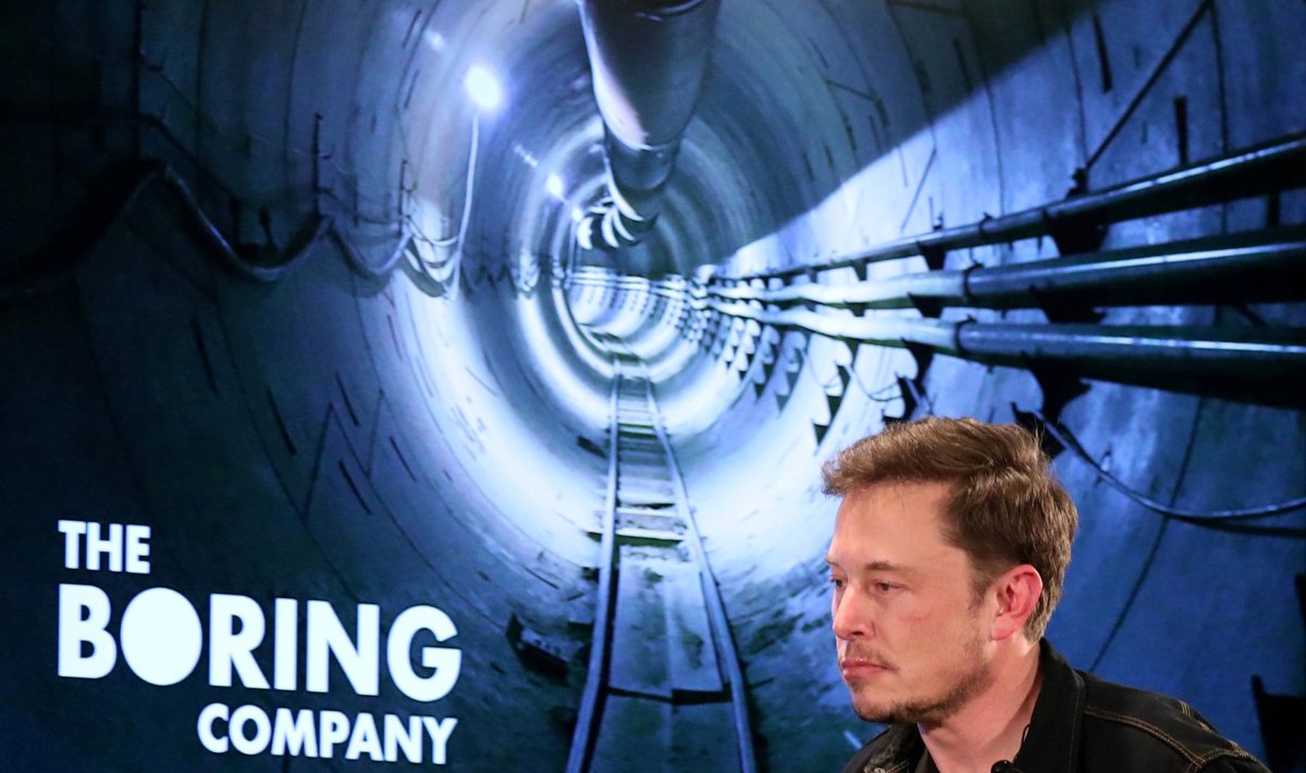 Elonas Muskas įkūrė "The Boring Company"