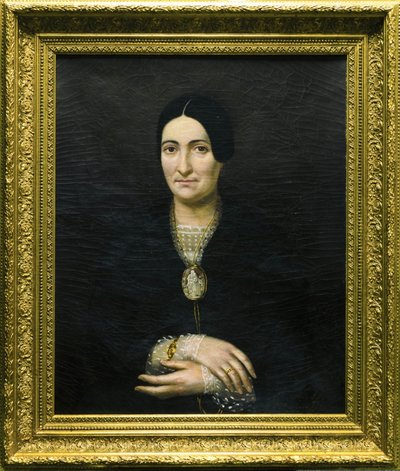 Napoleonas Mykolas Julius Ylakavičius. Nežinomos kilmingos moters portretas (XIX a. vid.)